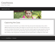 Tablet Screenshot of coochicoos.com